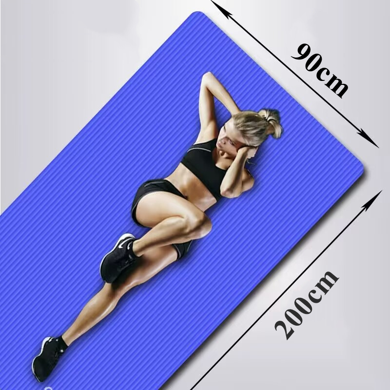 Pilates Yoga Matte - 200x90x1cm 두꺼운 트레이닝 요가 매트 미끄럼