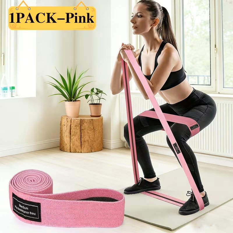 Pilates Yoga Home - 3개/1개입 다리 및 엉덩이 저항 밴드,