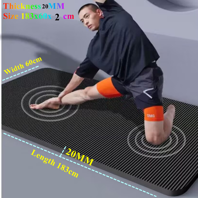 20MM 요가 매트 미끄럼 방지 183×60cm 두꺼운 - Pilates Yoga Matte 리뷰 및 가격