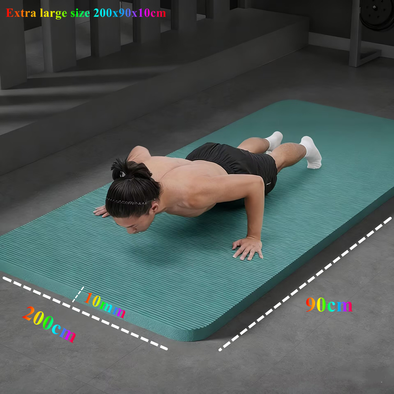 200x90x1cm 두꺼운 트레이닝 요가 매트 미끄럼  - Pilates Yoga Matte 리뷰 및 가격