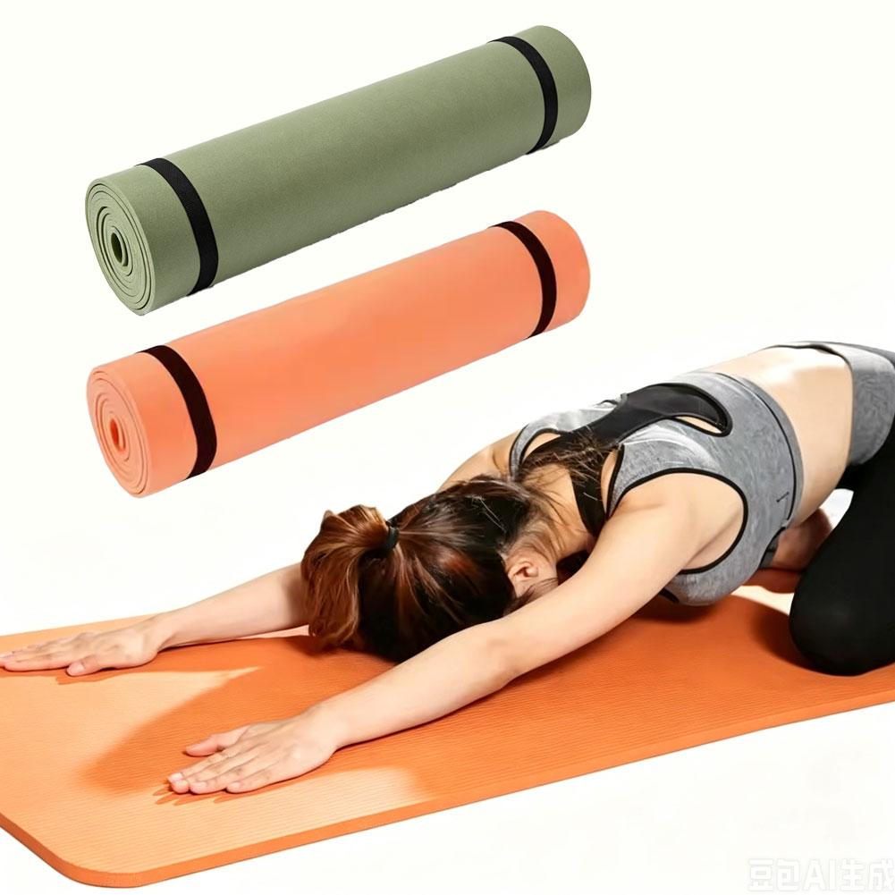 두꺼운 요가 매트 미끄럼 방지 스포츠 피트니스 매트 E - Pilates Yoga Matte 리뷰 및 가격