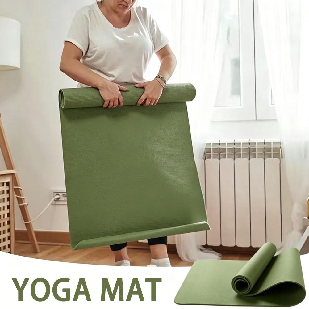 두꺼운 요가 매트 미끄럼 방지 스포츠 피트니스 매트 E - Pilates Yoga Matte 리뷰 및 가격