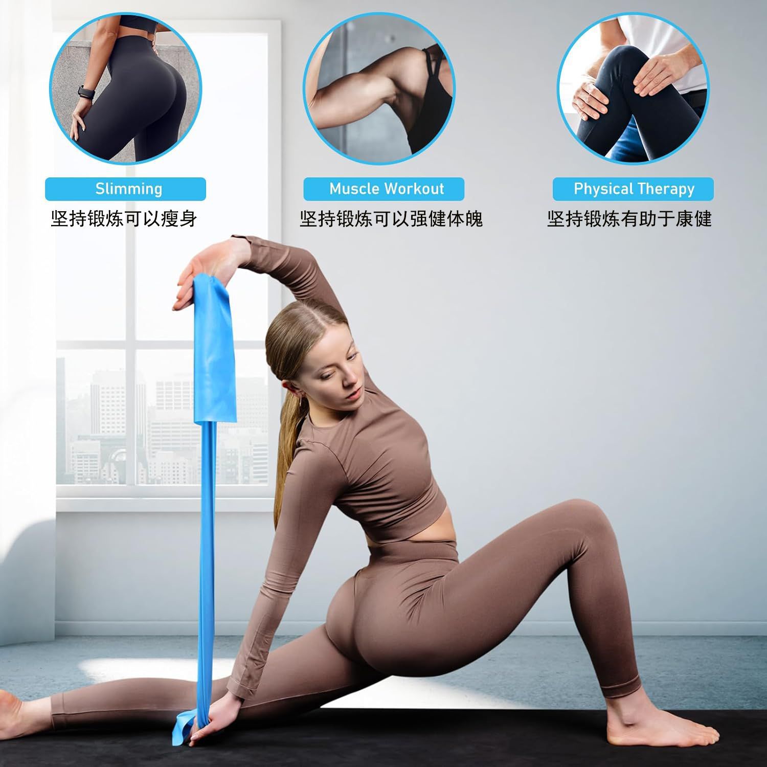 요가 탄력 밴드 휴대용 필라테스 힙 서클 익스팬더 밴드 - Pilates Yoga Circle 리뷰 및 가격