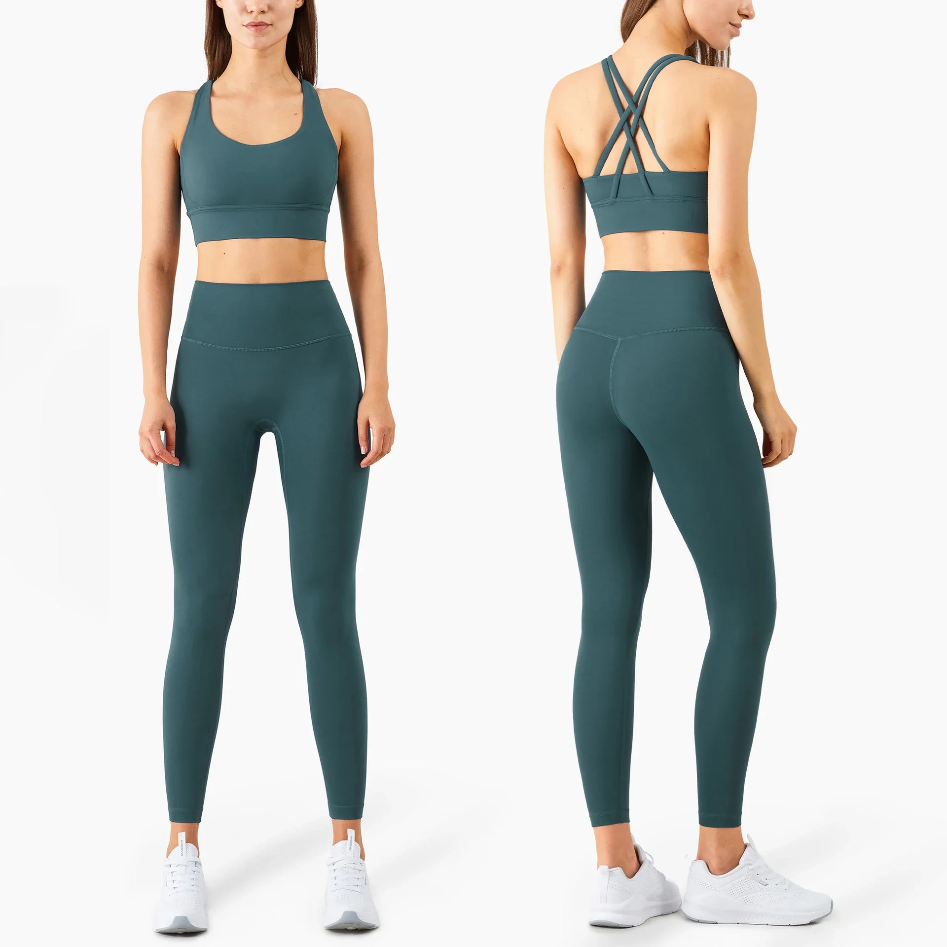 여름 새로운 2 조각 요가 의류 여성 Tracksuit - Pilates Yoga Clothes 리뷰 및 가격
